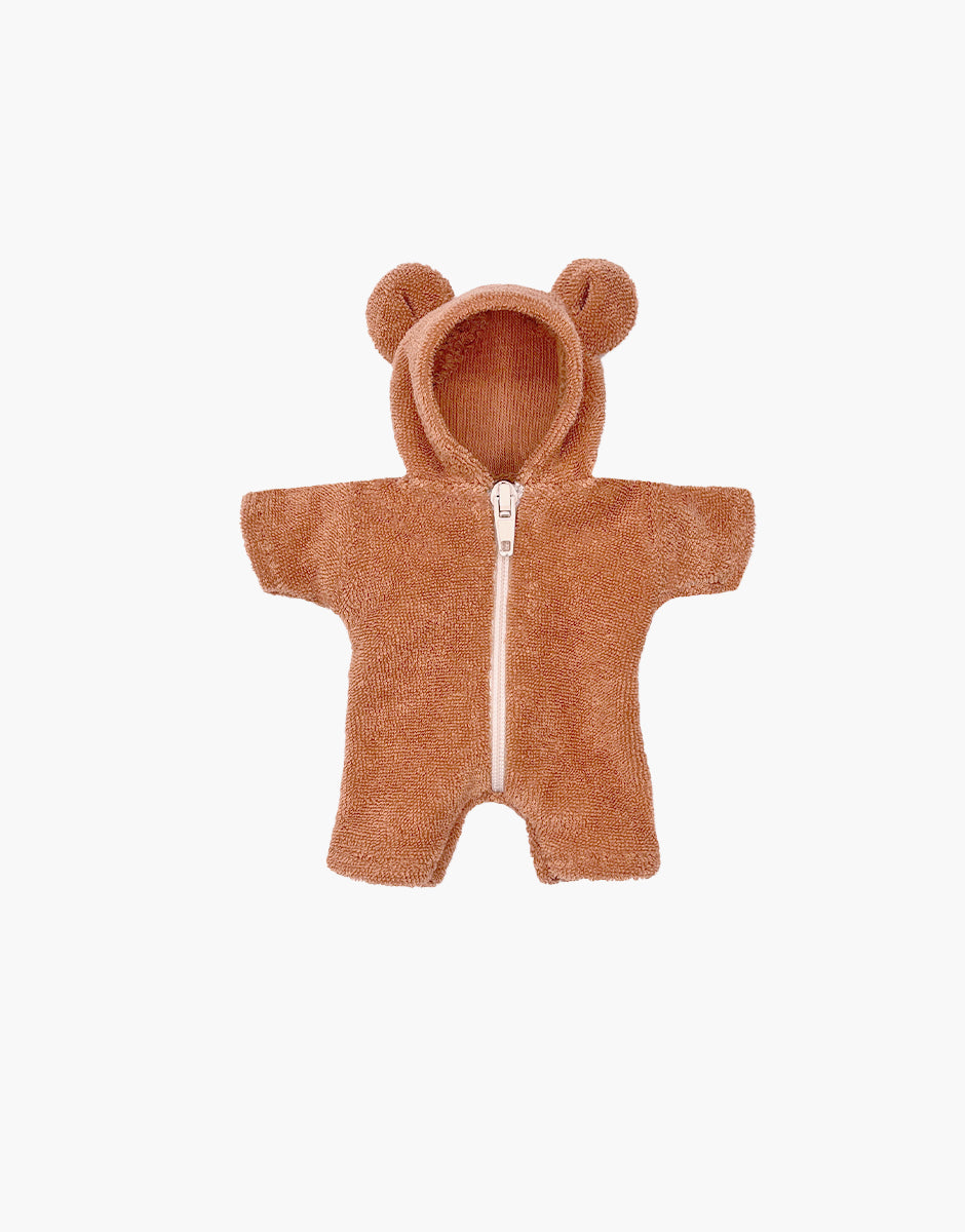 Tenue d'ours pour mini poupée