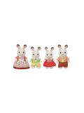 Famille de lapins en chocolat