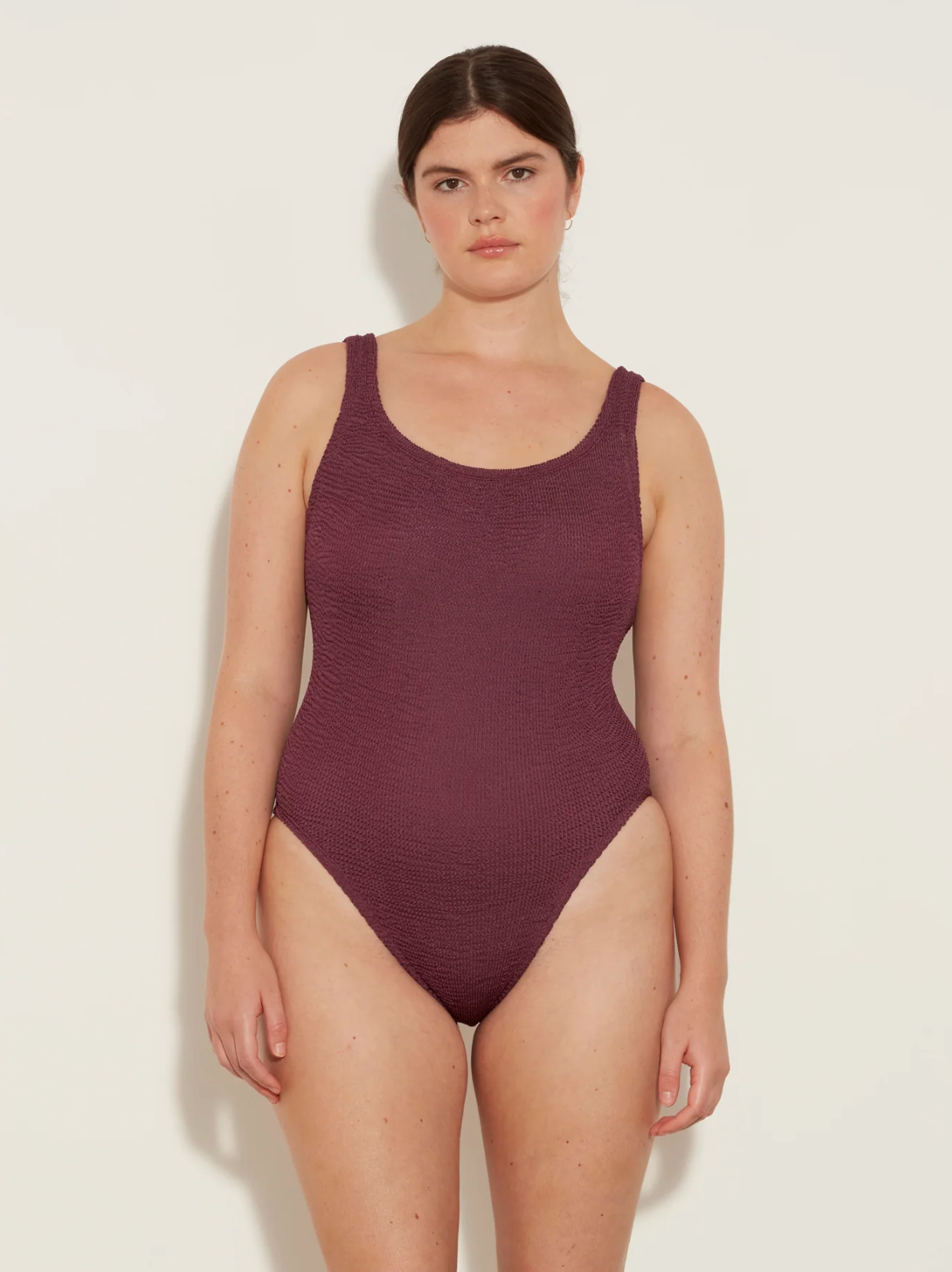 Maillot de bain à encolure carrée