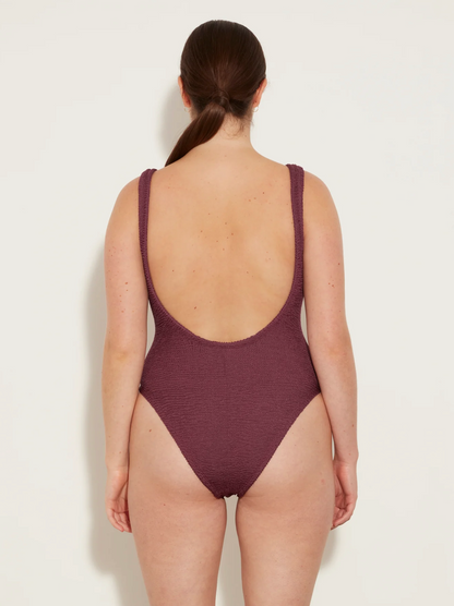 Maillot de bain à encolure carrée