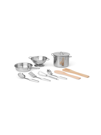 Ensemble de casseroles en métal Toro Play Kitchen Tools