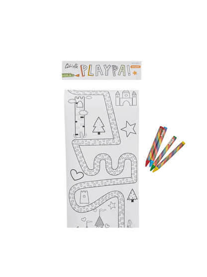 Mini livre de coloriage Playpa en rouleau