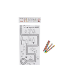 Mini livre de coloriage Playpa en rouleau