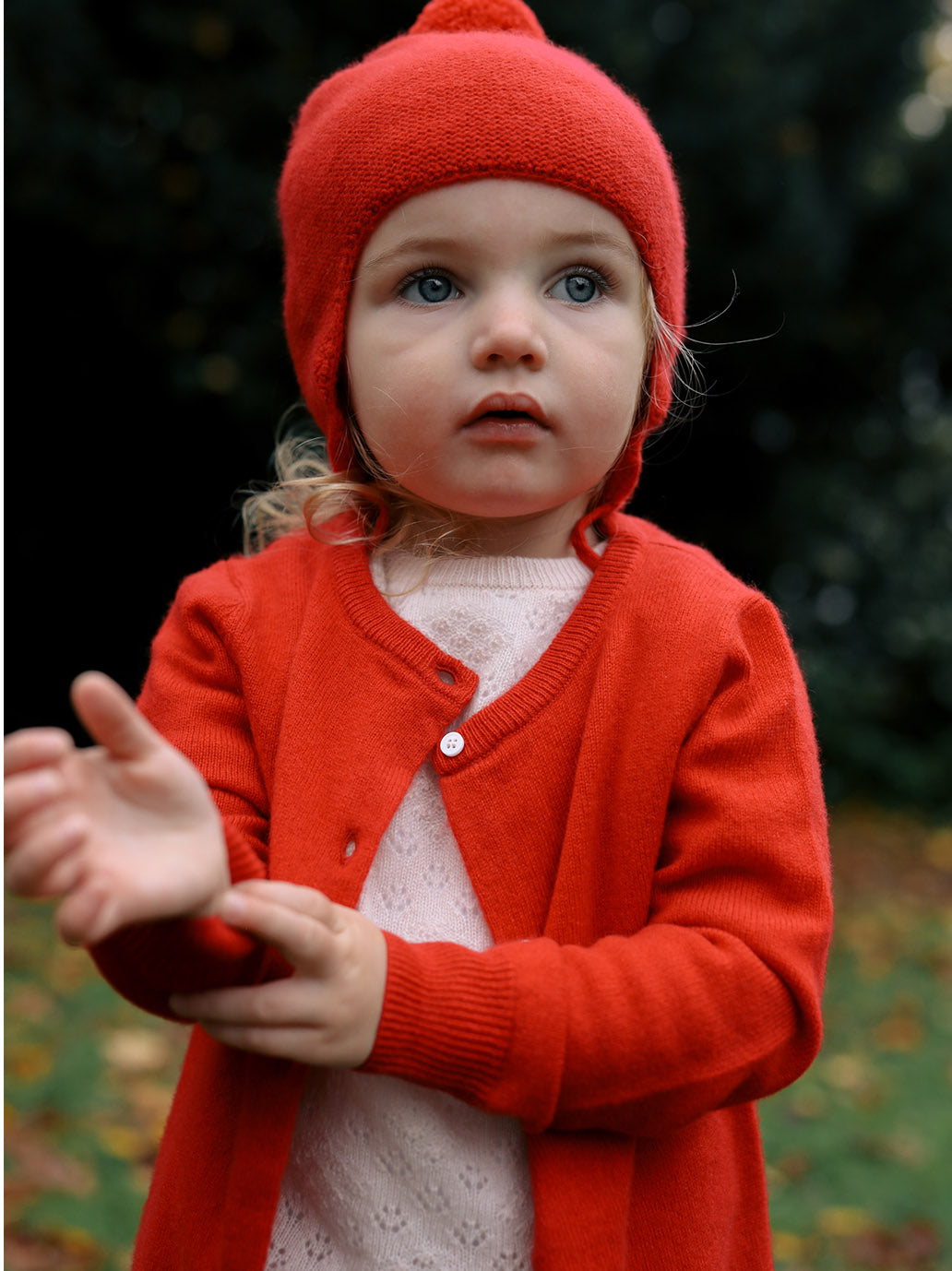 Klassischer Kaschmir-Cardigan für Kinder Molly