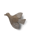 Crochet oiseau en bois