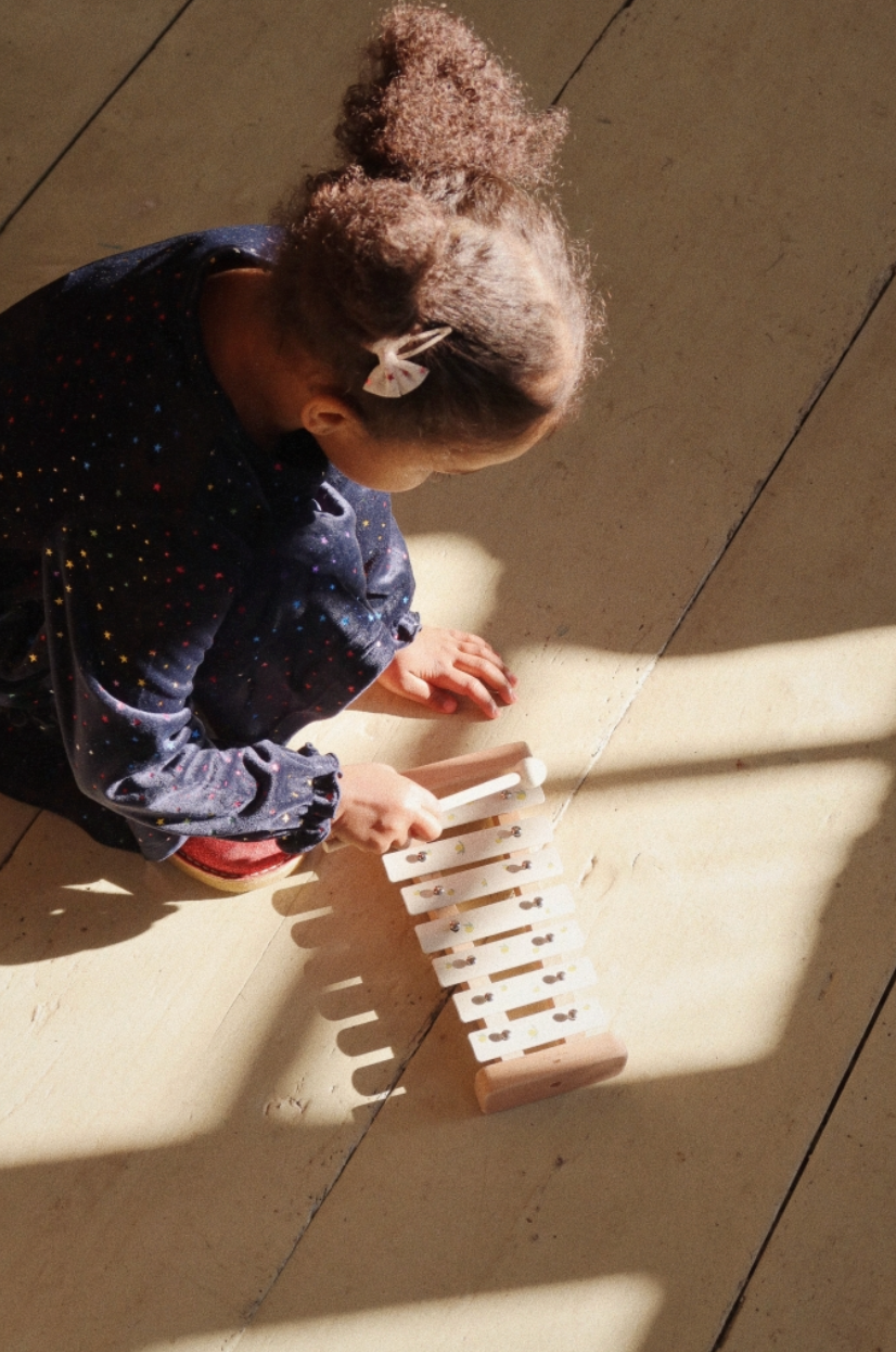 Xylophone musical en bois