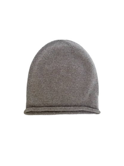 dünne, ganzjährige Efa Beanie-Mütze aus Merinowolle