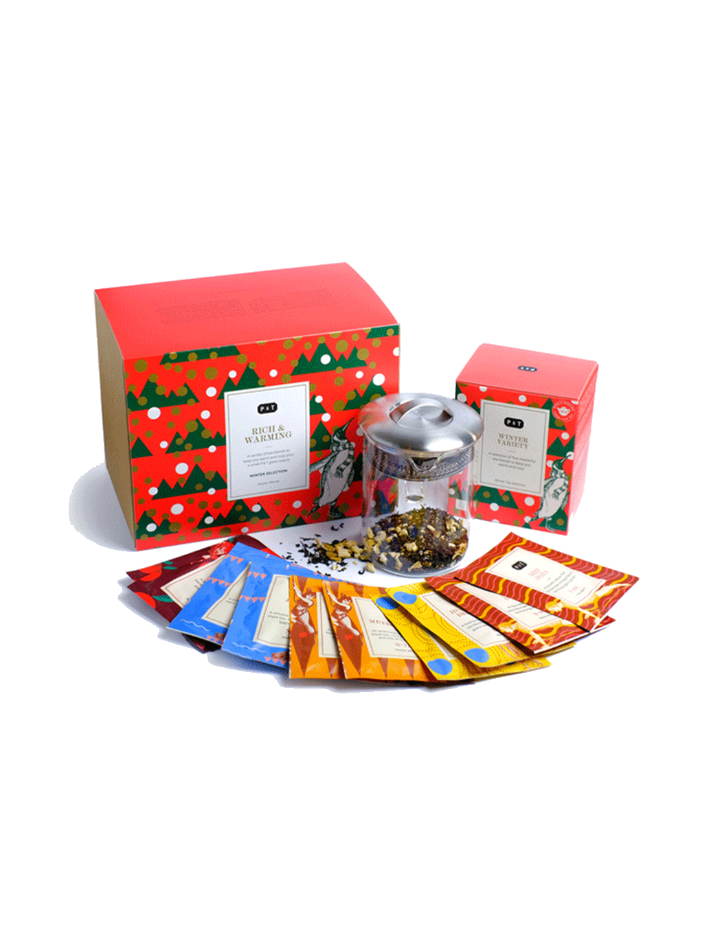 Geschenkset Tee + Teesieb Winter Selection