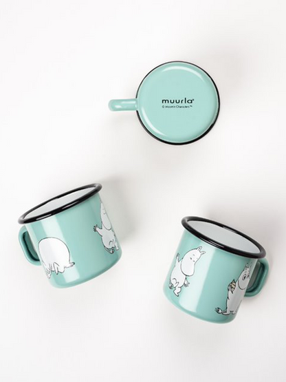 Mug rétro en émail Moomin 3,7 dl