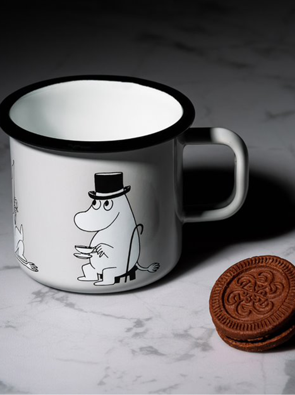 Mug rétro en émail Moomin 3,7 dl