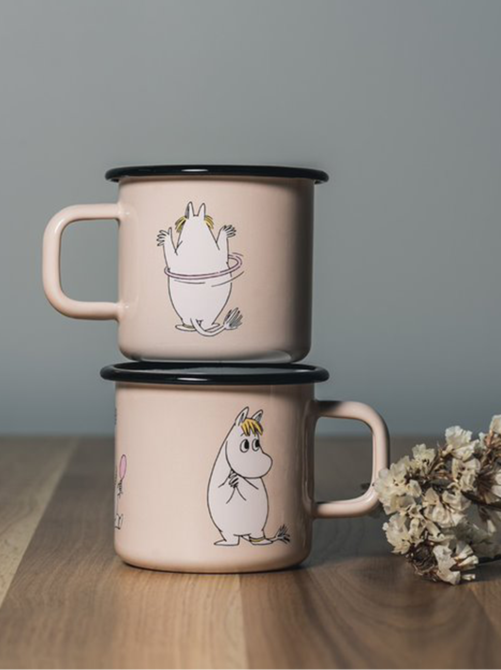 Mug rétro en émail Moomin 3,7 dl