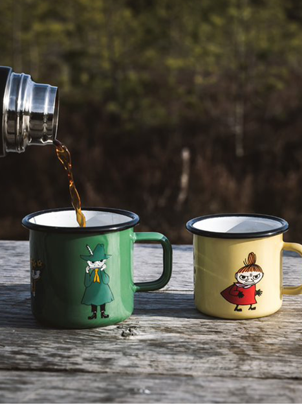 Mug rétro en émail Moomin 3,7 dl