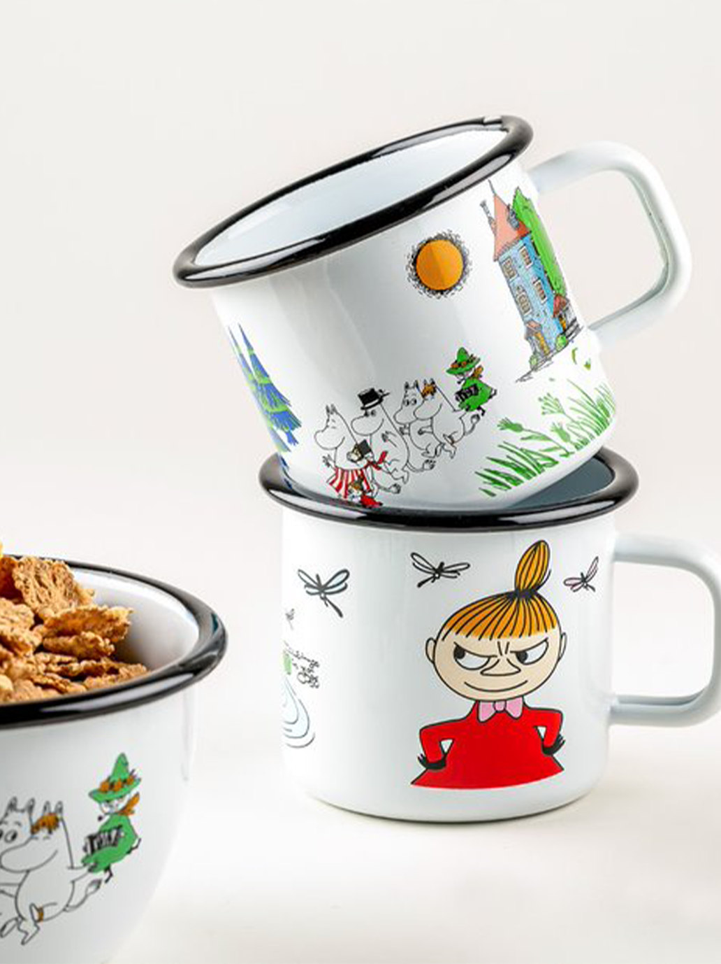 Mug rétro en émail Moomin 3,7 dl