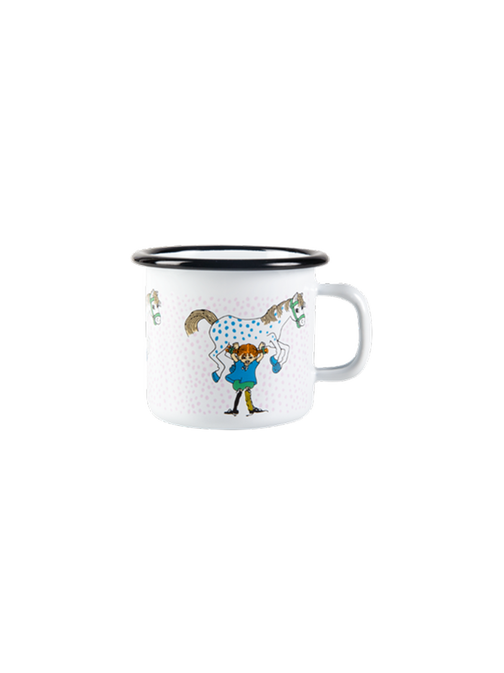 Retro Emaillebecher Pippi 2,5 dl