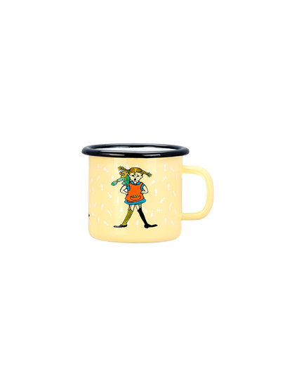 Tasse rétro en émail Pippi 2,5 dl