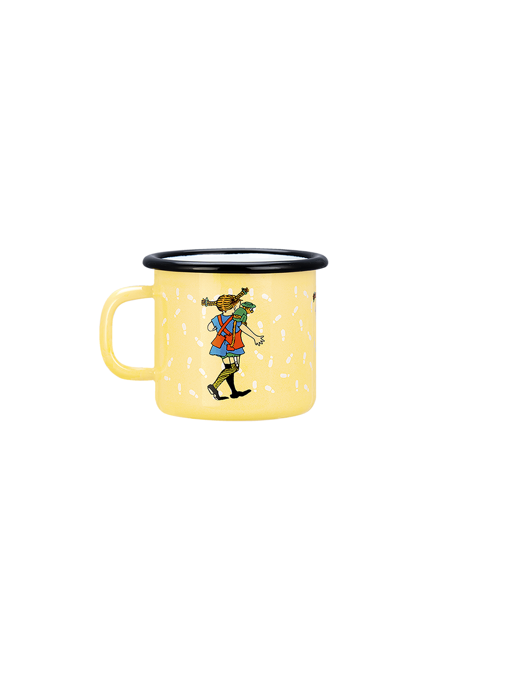 Tasse rétro en émail Pippi 2,5 dl