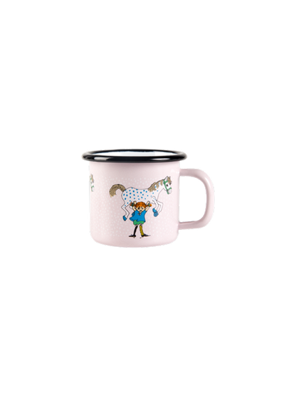 Tasse rétro en émail Pippi 1,5 dl