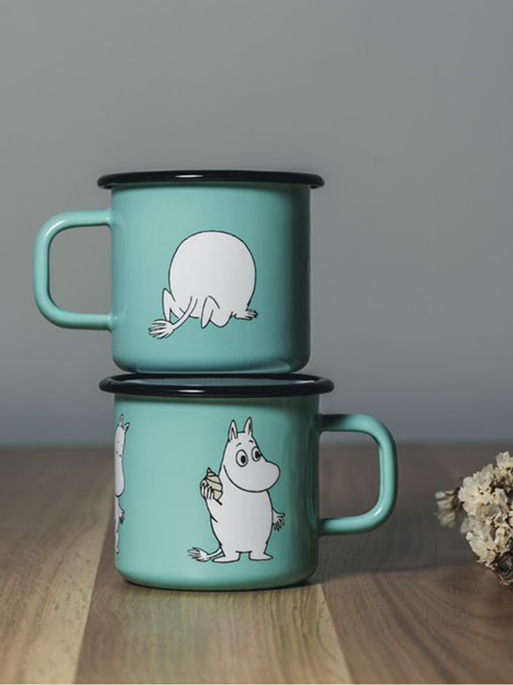 Mug rétro en émail Moomin 3,7 dl