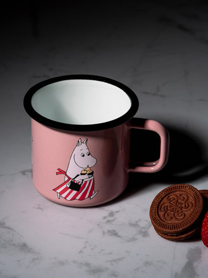 Mug rétro en émail Moomin 3,7 dl