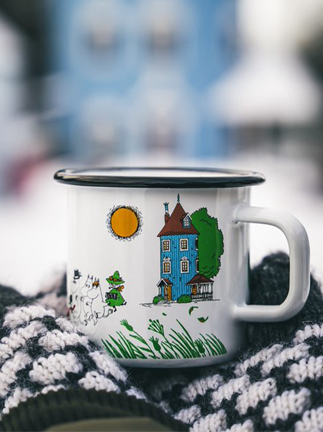 Mug rétro en émail Moomin 3,7 dl