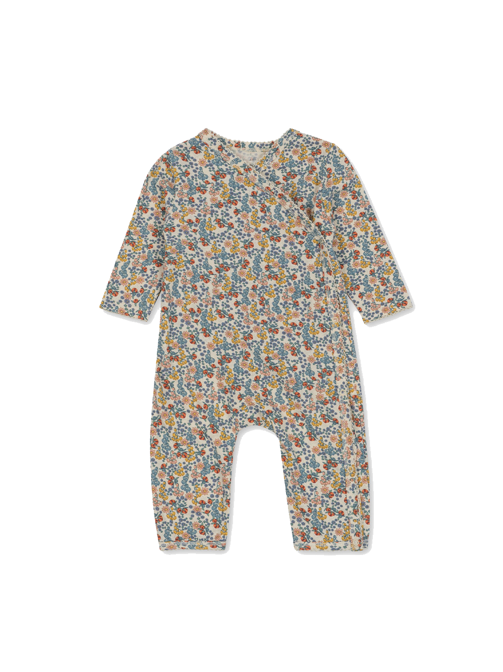 Wickelpyjama aus Bio-Baumwolle für Neugeborene