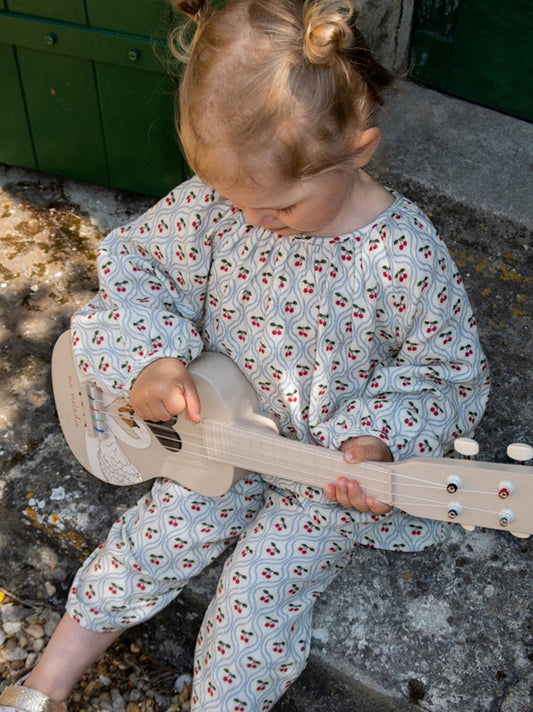 Guitare ukulélé en bois pour enfants