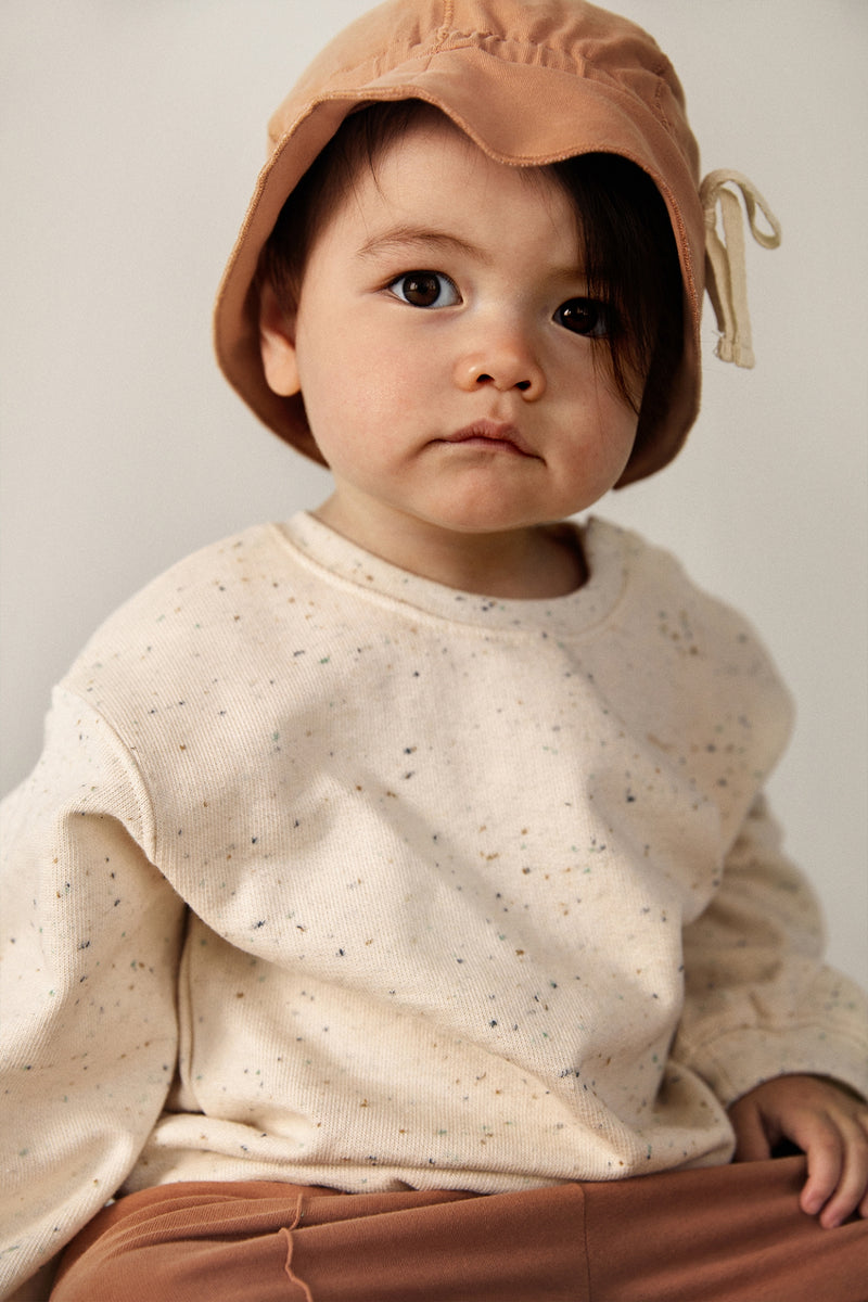 Pullover mit überschnittenen Schultern für Babys