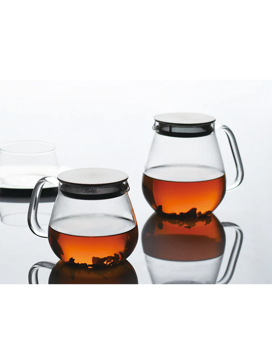 Wasserkocher aus Glas mit Teesieb