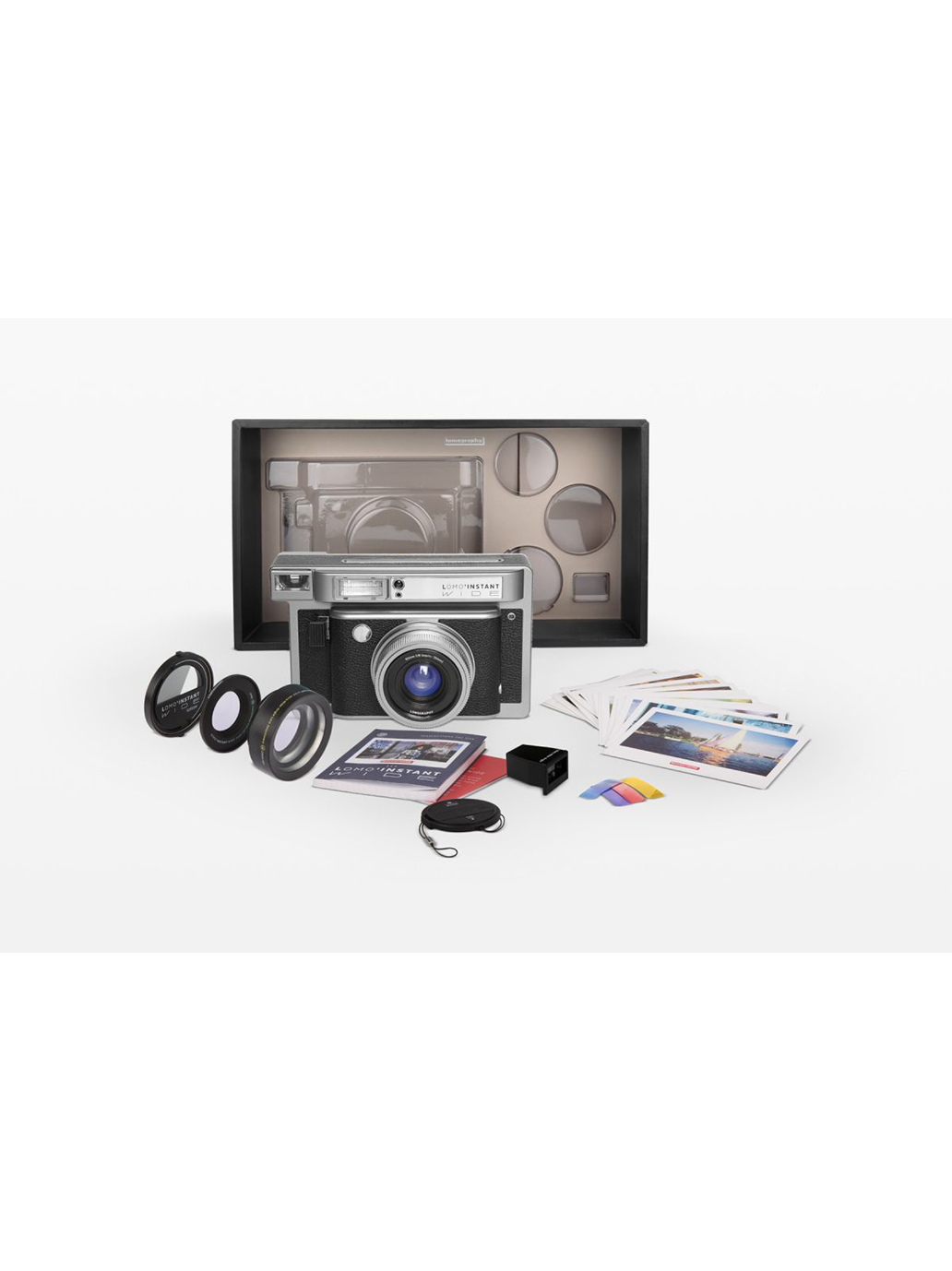 Appareil photo instantané grand angle avec objectifs Lomo&#39;Instant Wide Camera