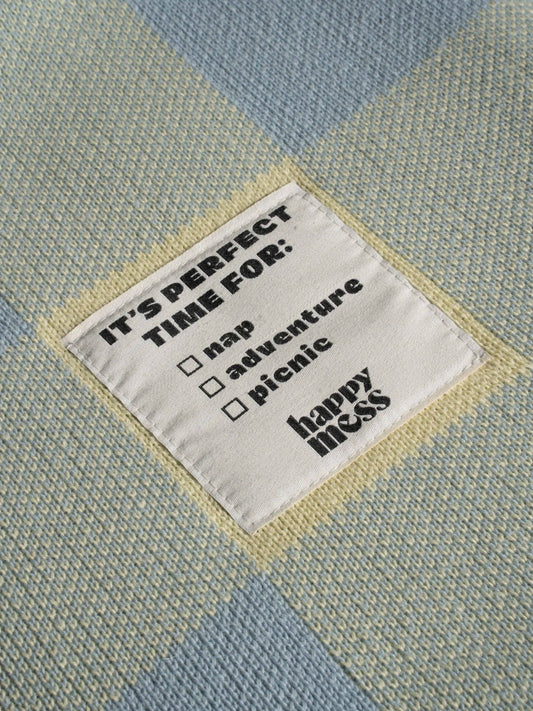 Karierte Decke aus Vichy-Baumwolle