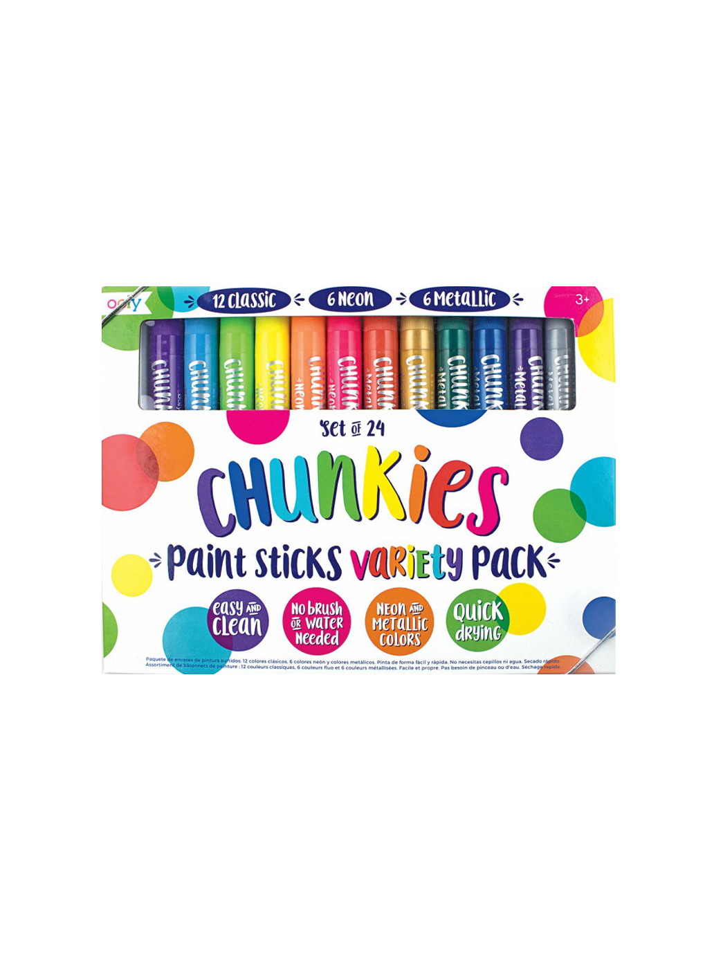 Chunkies Paint Sticks Variété de peinture au crayon