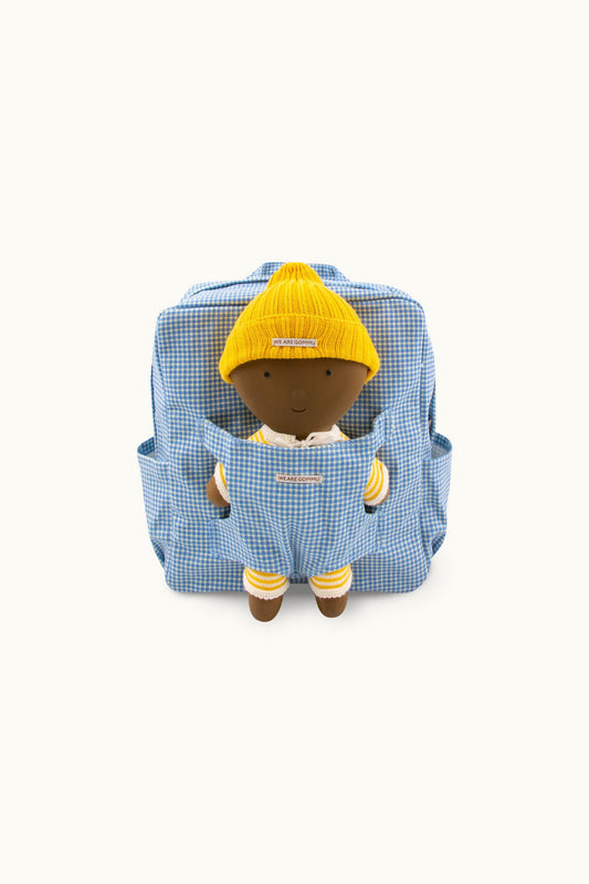 Rucksack mit Babytrage für eine Puppe
