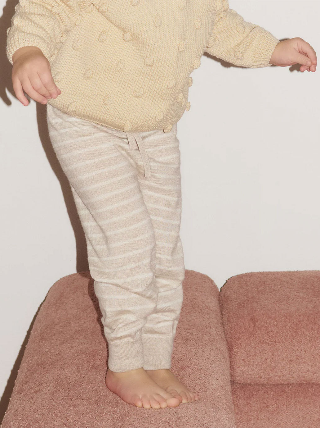 Pantalon de jogging enfant en laine mérinos