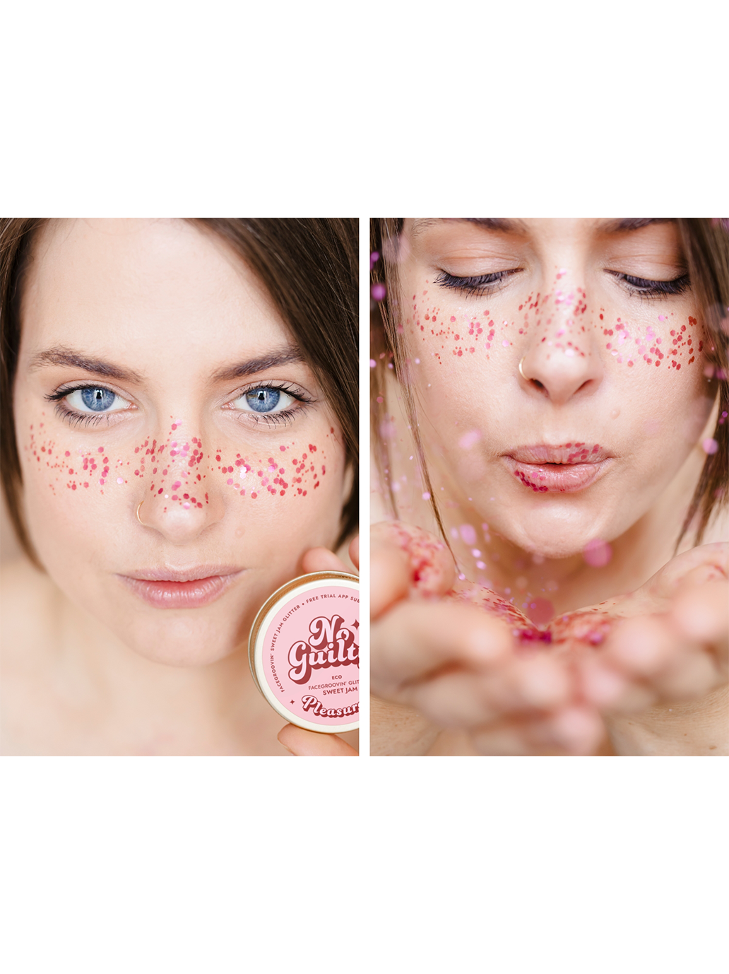 Bio paillettes pour le visage et le corps