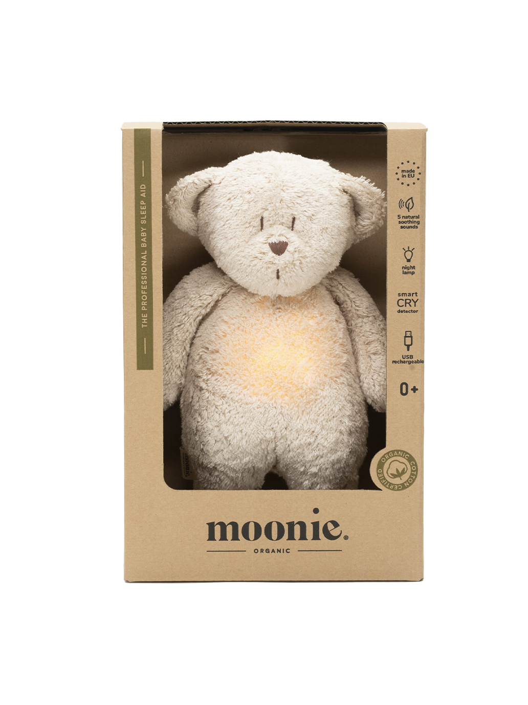 summender Bio-Teddybär mit Nachttischlampe