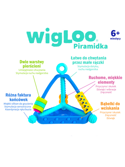 Jouet pyramide sensorielle Wigloo