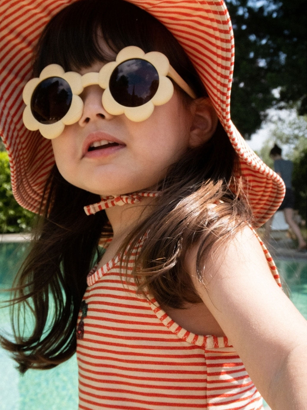 Lunettes de soleil bébé fleur