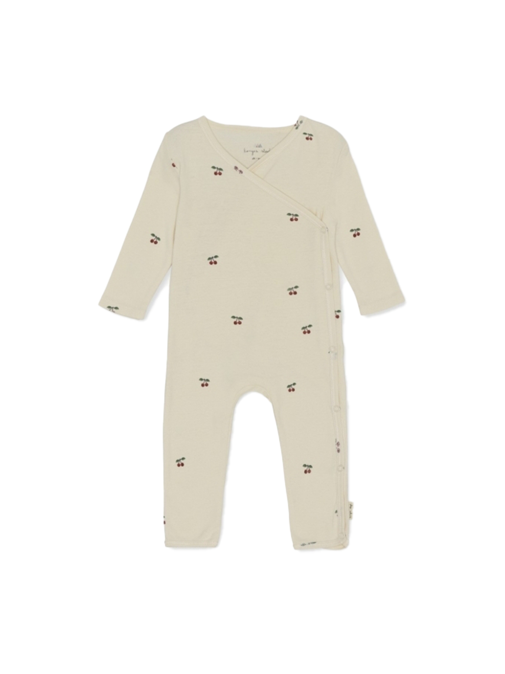 Pyjama cache-cœur en coton biologique Onesie nouveau-né