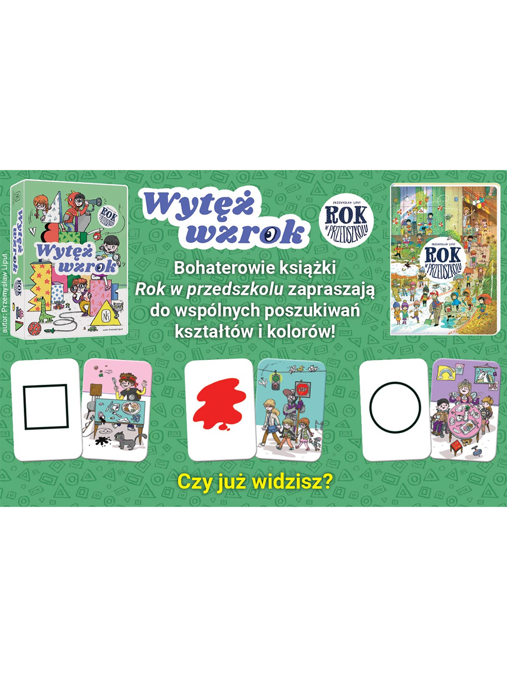 Gra obserwacyjna. Rok w przedszkolu - wytęż wzrok