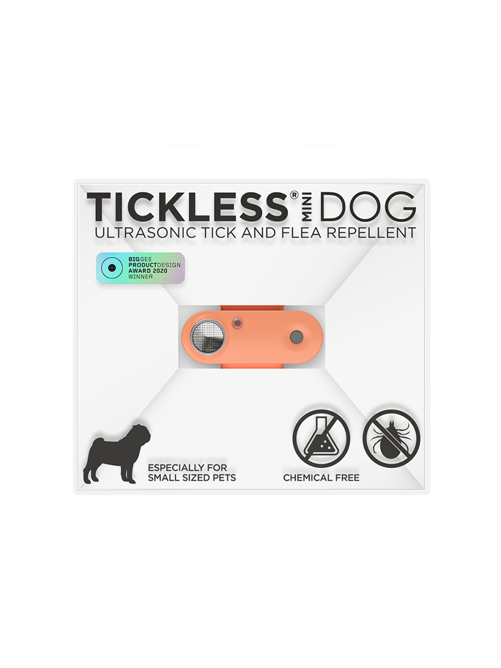 Appareil à ultrasons anti-tiques Tickless Pet