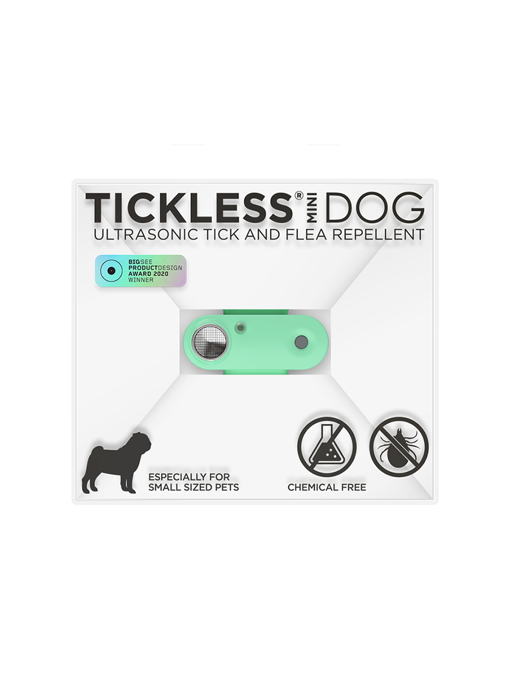 Appareil à ultrasons anti-tiques Tickless Pet