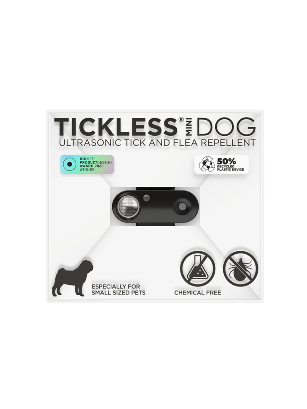 Appareil à ultrasons anti-tiques Tickless Pet