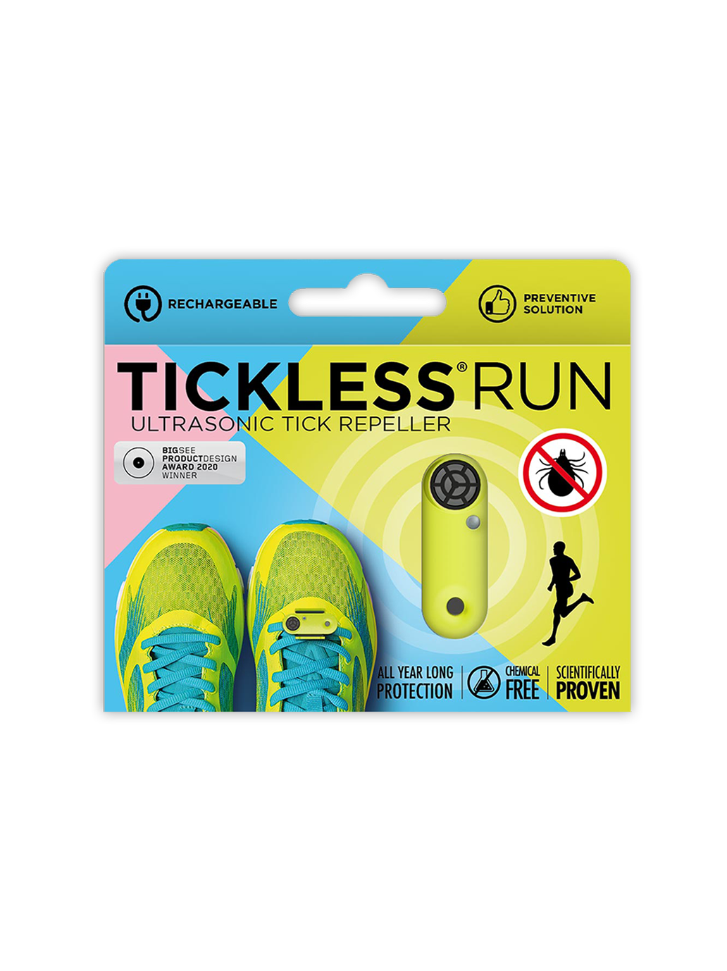 Appareil à ultrasons anti-tiques Tickless Run