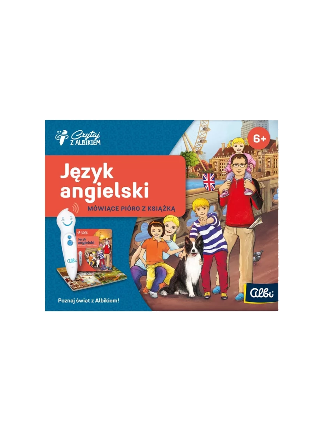 Jezyk Angielski. Zestaw książka z piórem