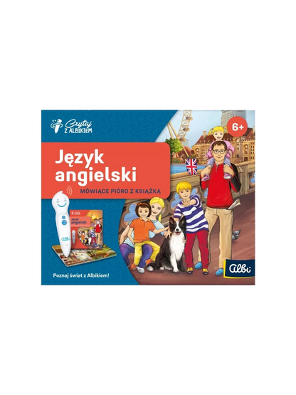 Jezyk Angielski. Zestaw książka z piórem