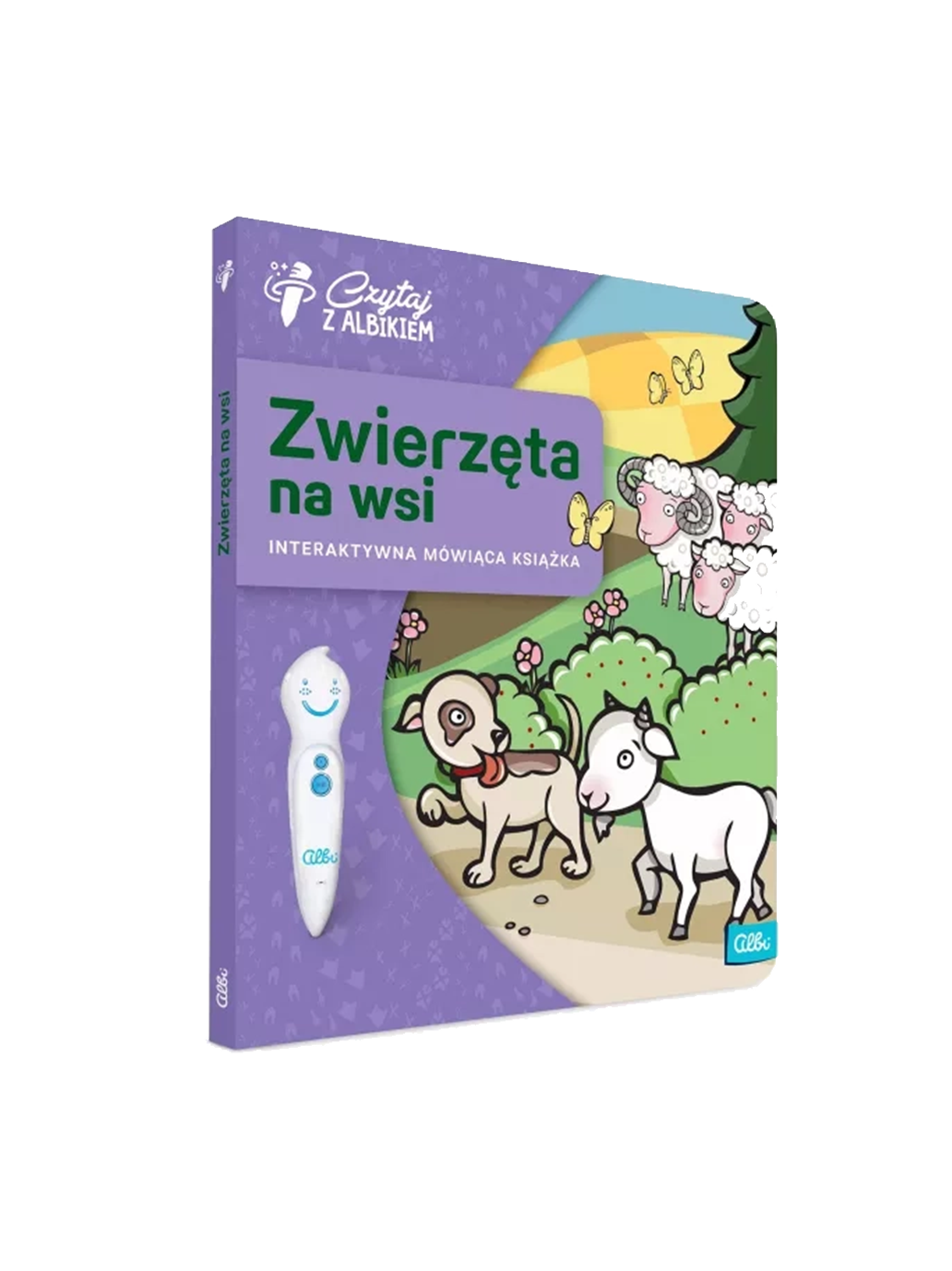 Zwierzęta na wsi. Książka interaktives