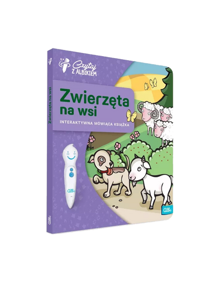 Zwierzęta na wsi. Książka interaktywna