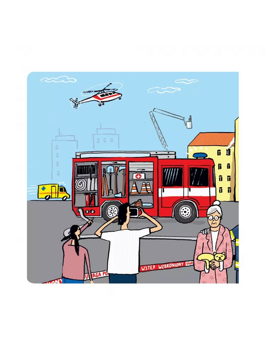 Strażacy. Mini książka interactywna