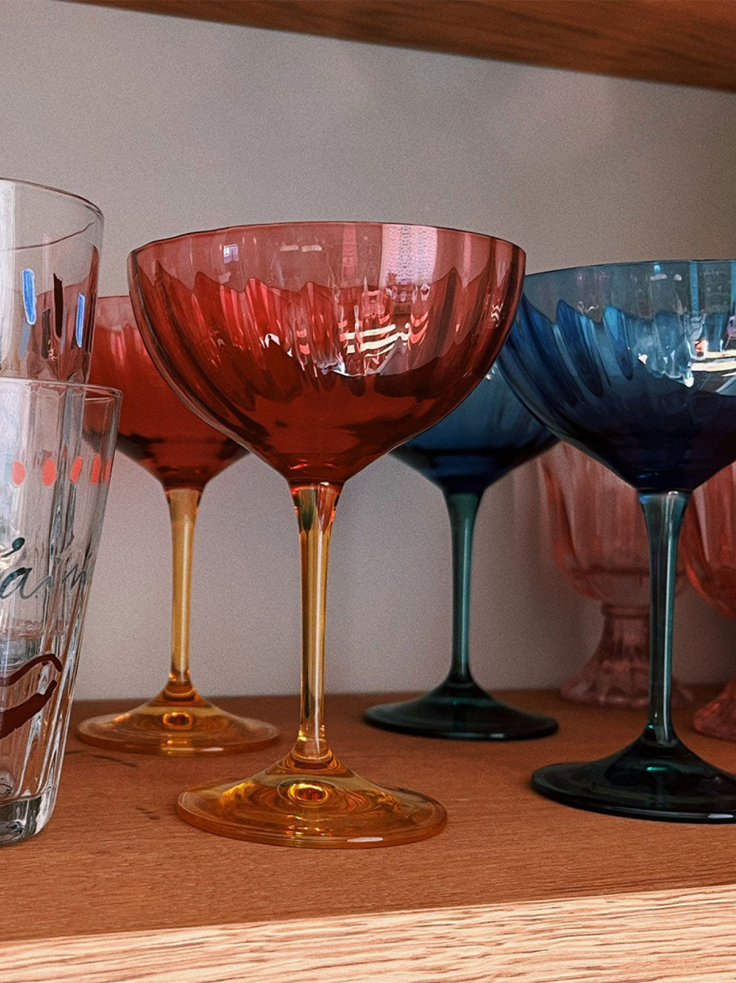 Verre à champagne jazzy