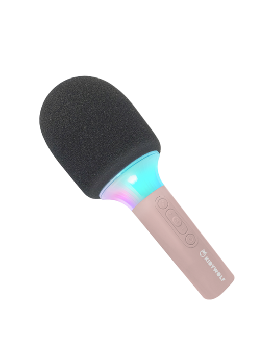 Microphone karaoké avec lumière